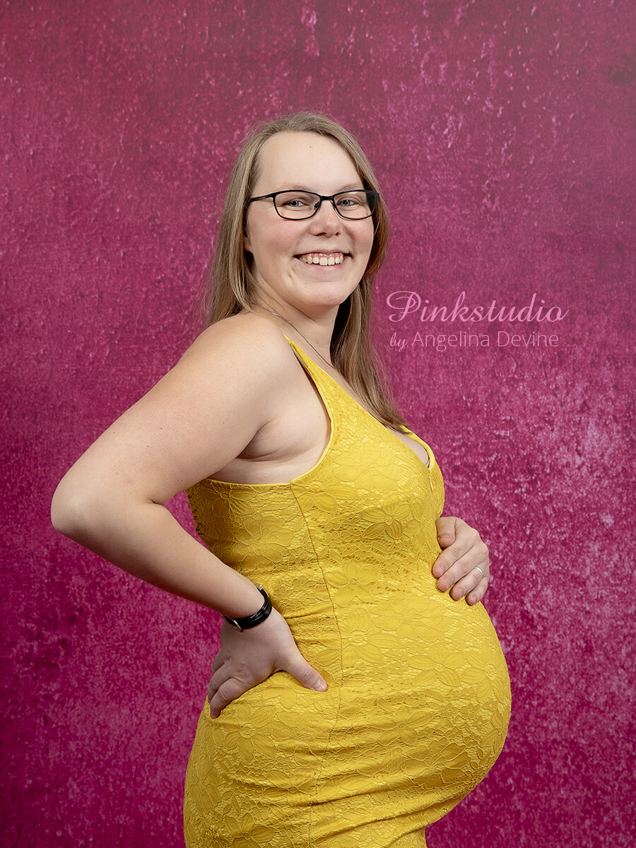 Pinkstudio by Angelina Devine Jennifer-ja-3 Kun for voksne graviditet Portræt Tilbud  