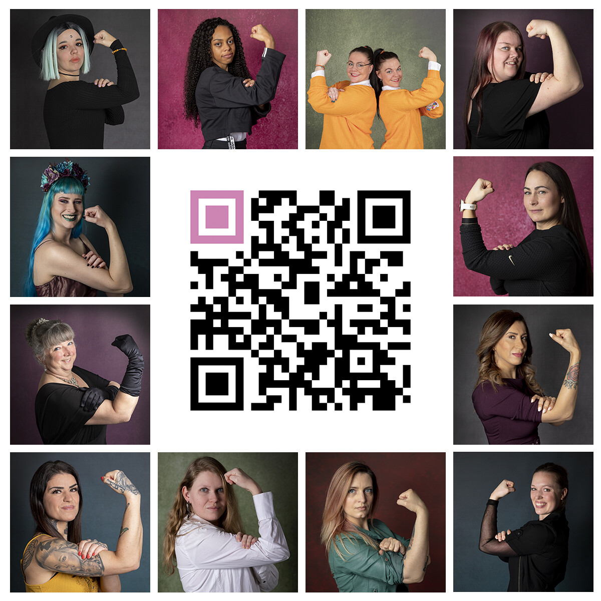 Pinkstudio by Angelina Devine collage Stærke kvinder 8 Marts Nyheder  